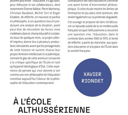 Ecole Althusserienne
